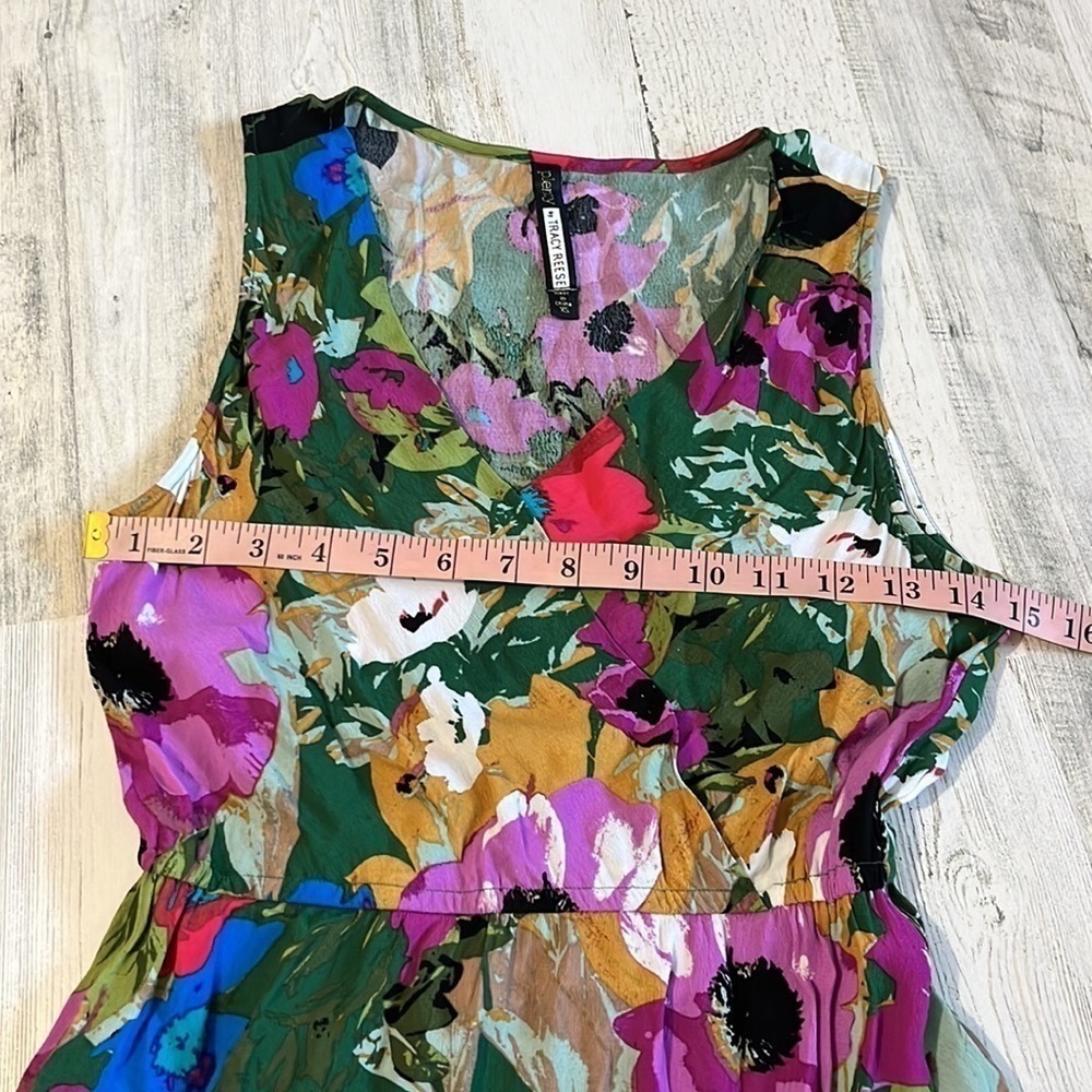 Plenty by Tracy Reese Floral Wrap Dress Size XS - Picture 4 of 6